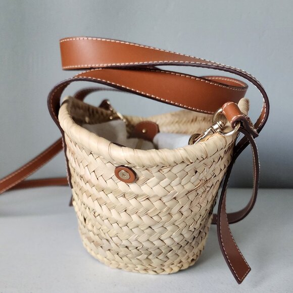 Doum Straw Tote "EUC" - Picture 7 of 16